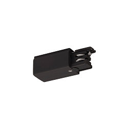 Tilbeh�r til 3-Faset skinne S-TRACK tilslutning, L-version, sort
