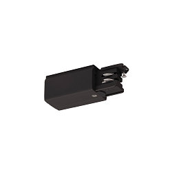 Tilbehør til 3-Faset skinne S-TRACK tilslutning, R-version, sort