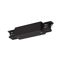Tilbeh�r til 3-Faset skinne S-TRACK forl�nger med tilslutning mulighed, sort