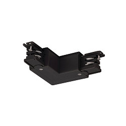 Tilbeh�r til 3-Faset skinne S-TRACK 90� samlestykke, jord, L-version, sort