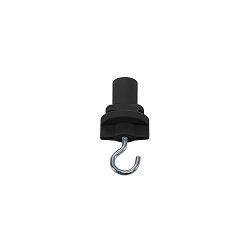Tilbeh�r til 3-Faset skinne S-TRACK 3-Faset-Adapter med Hook, sort