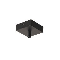 Accessories Ceiling canopy for GLENOS Pendant luminaire, 8,5x8,5x2,7cm, with strain relief, matt black
