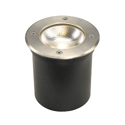 LED Gulvindbygningslampe ROCCI, rund, rustfrit st�l 316, 6W, 3000K, IP67