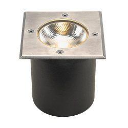 LED Gulvindbygningslampe ROCCI, firkantet, rustfrit st�l 316, 6W, 3000K, IP67