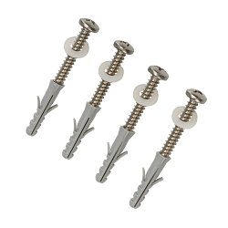 Skrue st�l b�rstet M5 inkl. Dowel og Skiver