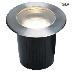 Outdoor luminaire DASAR 215 UNI Floor recessed luminaire, with round Stainless steel cover round cover
