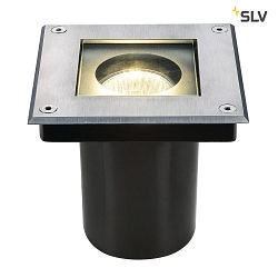 Outdoor luminaire DASAR SQUARE GU10 Recessed luminaire Stainless steel cover