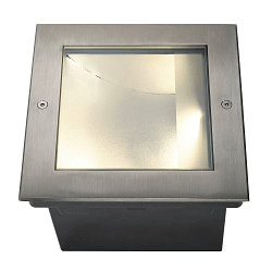 LED Standerindbygningslampe DASAR LED SQUARE Udend�rslampe , asymmetrisk, st�l 316, 28W, 3000K