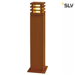 Outdoor Floorlamp RUSTY SQUARE 70, IP55, 71 x 12 x 12cm, E27 TC-DSE, FeCSi steel rust color