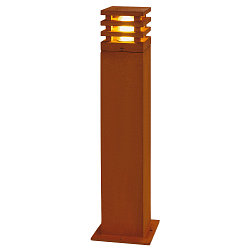 Udend�rs Standerlampe RUSTY SQUARE 70, IP55, 71 x 12 x 12cm, E27 TC-DSE, FeCSi st�l rust-farvet