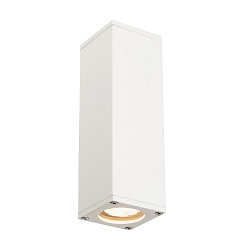 V�glampe THEO UP-DOWN OUT, GU10, firkantet, max. 2x35W, hvid
