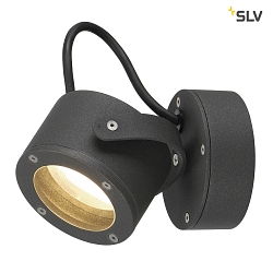 Outdoor Wall luminaire SITRA 360 WL, IP44, GX53 TCR-TSE max. 9W, rotatable, swivelling, anthracite