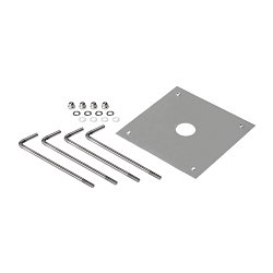 Betonanker til Udend�rs LED Standerlampe BENDO, alumnium,  s�lvgr�