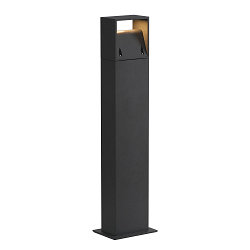 Standerlampe LOGS 70, firkantet, LED varmhvid, 8W,, anthracite
