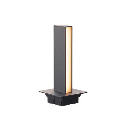 H-POL, Path Light, 2 flame, LED, 3000K, anthracite, height 66 cm