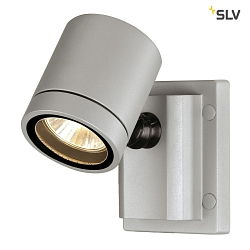 Væglampe NEW MYRA WALL Udendørslampe, GU10, max. 50W, IP55, sølvgrå