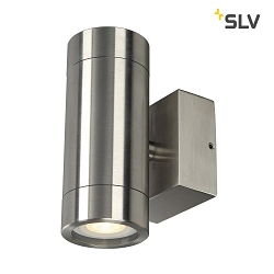 Wall luminaire ASTINA STEEL GU10 UP/DOWN Outdoor luminaire, stainless steel 304, 2xGU10, max. 2x35W