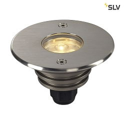LED Floor recessed luminaire DASAR LED LV Outdoor luminaire, round, stainless steel 316, 40, 6W, PowerLED, 3000K, IP67