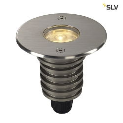 LED Floor recessed luminaire DASAR LED HV Outdoor luminaire, round, stainless steel 316, 40, 5W, PowerLED, 3000K, IP67