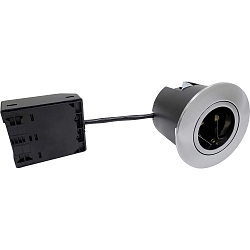 Indbygningslampe QUICK INSTALL G2 rund GU10 IP20, aluminium 
