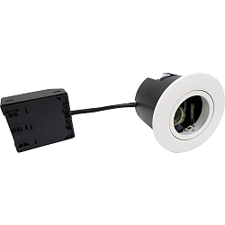 Indbygningslampe QUICK INSTALL G2 rund GU10 IP44, hvid 