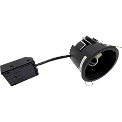Indbygningslampe UNI INSTALL G2 GU10 IP44, sort 