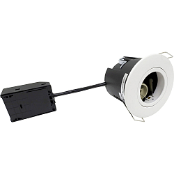 Indbygningslampe UNI INSTALL G2 rund GU10 IP44, hvid 