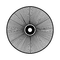 Lampesk�rm PAMELA 3913/70, sort, sort blank