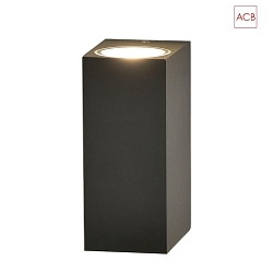 Udendrs wall luminaire OKRA 16/2014 up / down IP54, antracit 