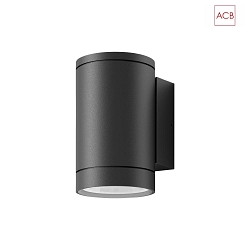 Outdoor wall luminaire NORI 16/2044-1, IP54 IK08, Up or Down, E27 max. 20W, anthracite