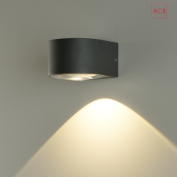 outdoor wall luminaire ANIA IP65, anthracite 