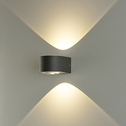 Udend�rs wall luminaire ANIA up / down IP65, antracit 