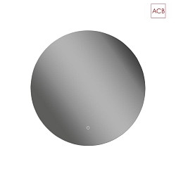 Spejl med belysning BARI 16/3799-60 med afbryder IP44, opal, hvid 