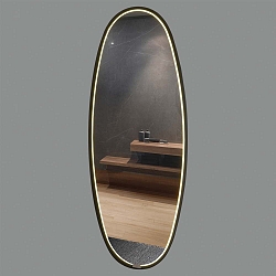 Spejl med belysning ONIX 16/3831 IP20, sort 