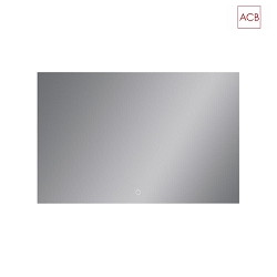LED wall mirror ESTELA 16/9439-110, indirect, IP44, 70 x 110cm, CRi >90, with touch switch