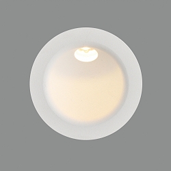 V�gindbygningslampe REGAL rund IP54, hvid 