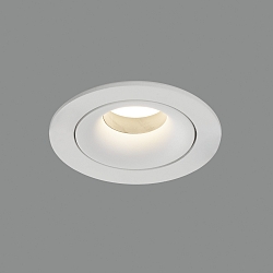 ceiling recessed luminaire MUSCA 1 flame, round GU10 IP20, white 