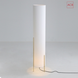 floor lamp NAOS 130 with switch E27 IP20, gold 