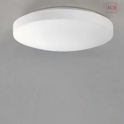 Wall and ceiling luminaire MOON 969/28, IP44,  28cm, 2x E27 max. 20W, opal