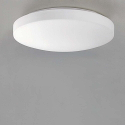V�g- og Loftlampe MOON 969/28 E27 IP44, opal, hvid d�mpbar