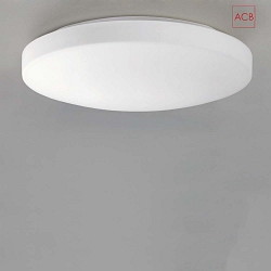 Wall and ceiling luminaire MOON 969/35, IP44,  35cm, 2x E27 max. 20W, opal