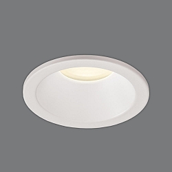 Udend�rs indbygningslampe NORK 3677/9 GU10 IP64, opal, hvid d�mpbar