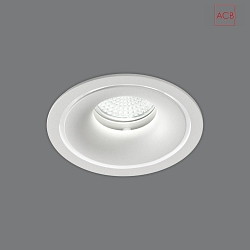 Loftlampe APEX 3688/10  justerbar GU10 IP20, opal, hvid dmpbar