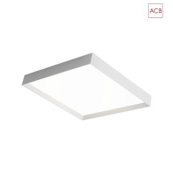 LED ceiling luminaire MUNICH 3759/40, 40 x 40cm, 26W 3000K 1983lm, On-Off, white