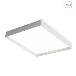 LED ceiling luminaire MUNICH 3759/60, 60 x 60cm, 52W 3000K 3967m, On-Off, white