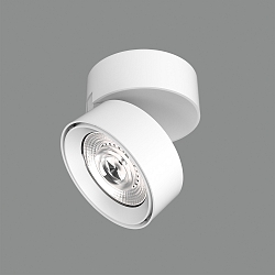 Indbygnings loftlampe MAKO rund IP20, hvid 