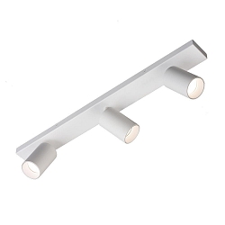 Spot GINA 3874/R3 3-flammer, justerbar GU10 IP20, opal, hvid d�mpbar