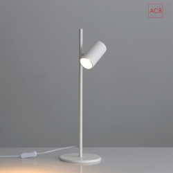 table lamp GINA GU10 IP20, white 