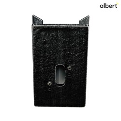 Corner bracket square Type No. 1006 for Albert Outdoor Wall luminaires, stainless steel / anthracite matt