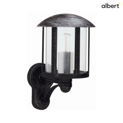 Outdoor Wall luminaire Country style Vintage Type No. 1834, with bracket, IP23, E27 QA55 max. 57W, cast alu, black-silver
